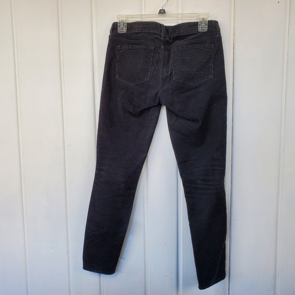 J.Crew Y2K Black Low Rise Toothpick Skinny Corduroy Ankle Womens 25 Style 18266 - Picture 5 of 8